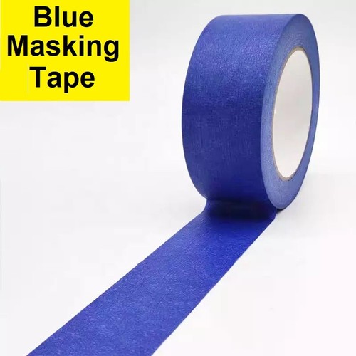 Blue masking tape - blue, painting