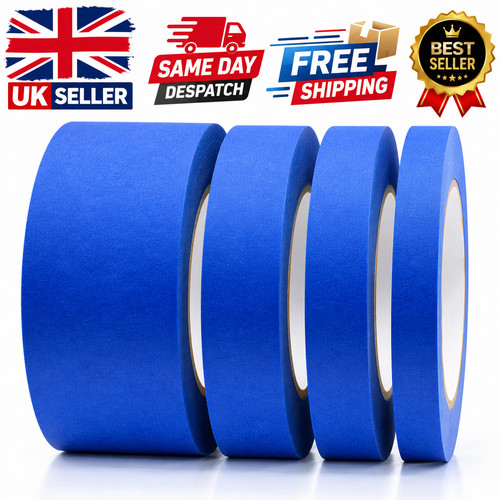 Blue masking tape - tape, painting