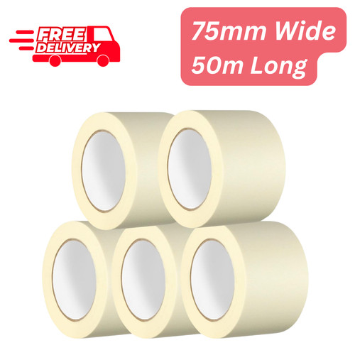 75mm masking tape - 75mm, 50