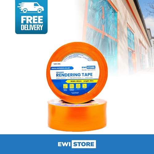 Orange rendering tape 48mm - rendering, x