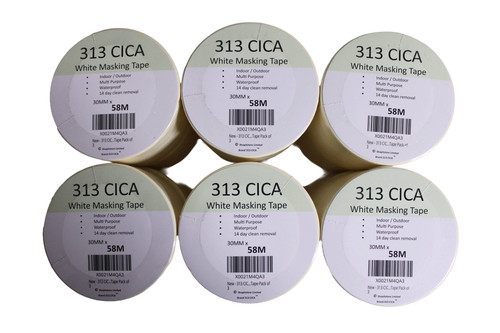 White masking tape 30mm - masking, x