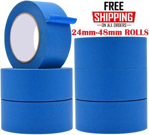 Blue masking tape 50m - blue, x